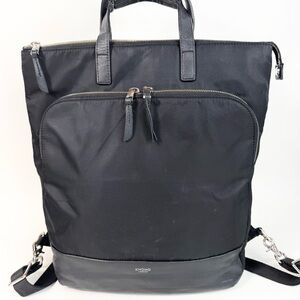 Knomo Harewood Black Nylon Laptop Tote Backpack Large *Fair*